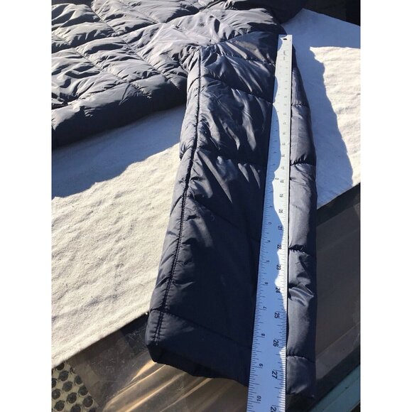 Spyder Men's Nexus Puffer Quilted Down Jacket Coat Navy Blue Black XL L - Picture 10 of 16